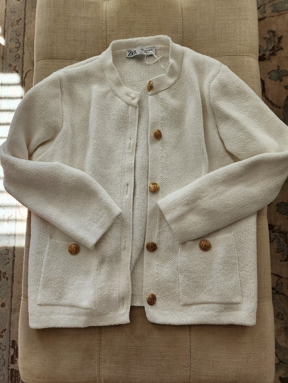Zara Ivory Cardigan